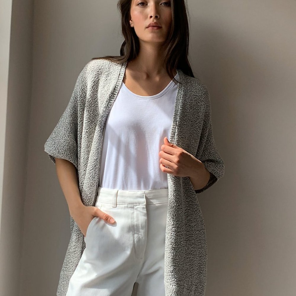 Aritzia Community ionic cape cardigan